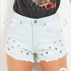 Denim shorts